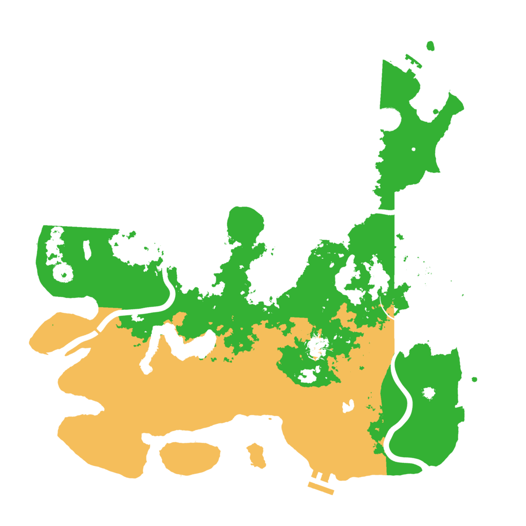 Biome Rust Map: Procedural Map, Size: 4000, Seed: 1554198781