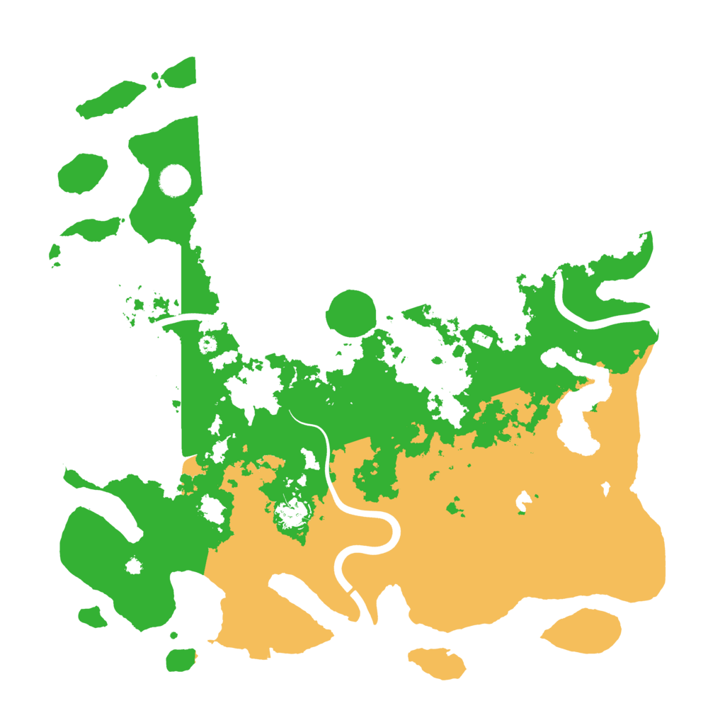 Biome Rust Map: Procedural Map, Size: 4050, Seed: 599952217