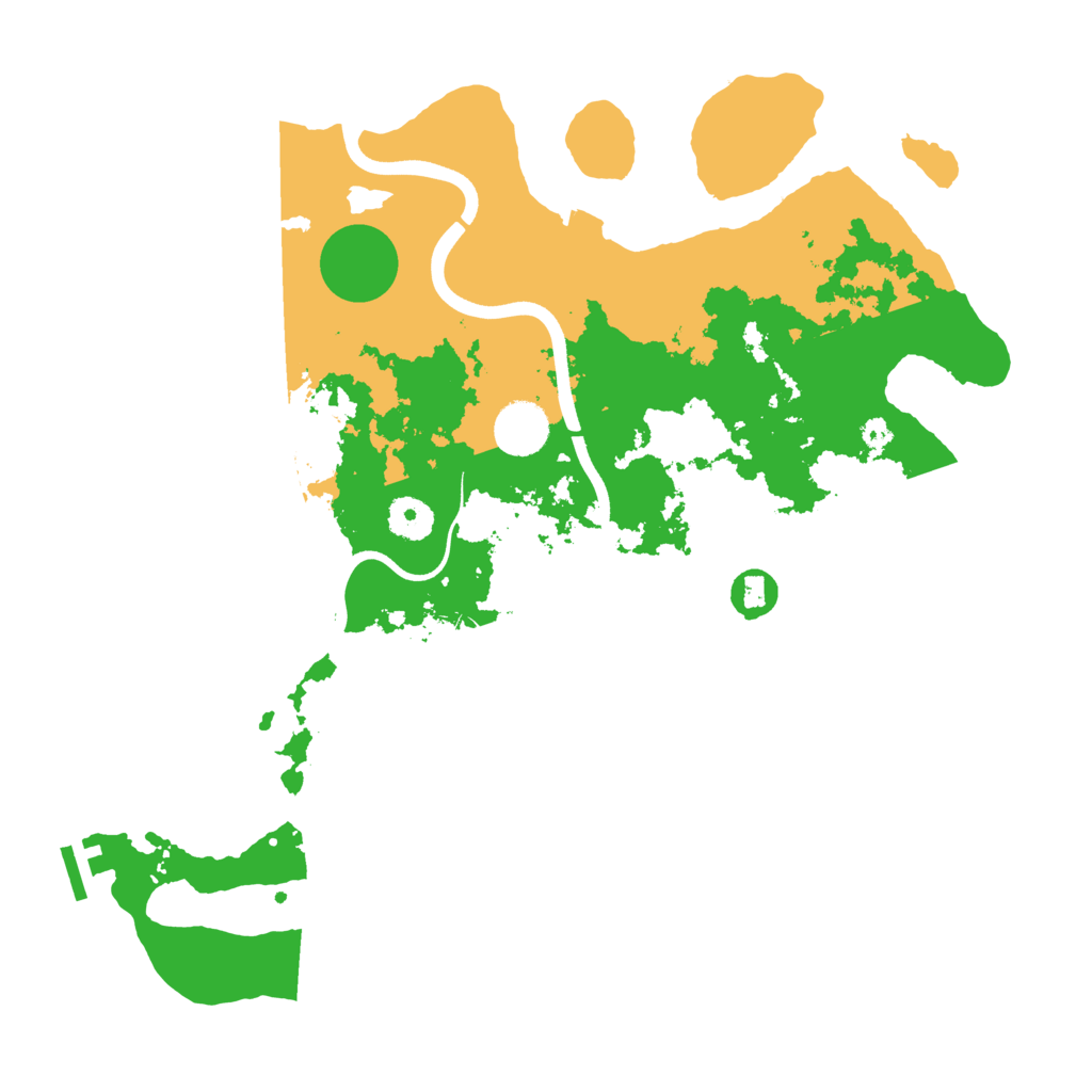 Biome Rust Map: Procedural Map, Size: 3700, Seed: 1774536067