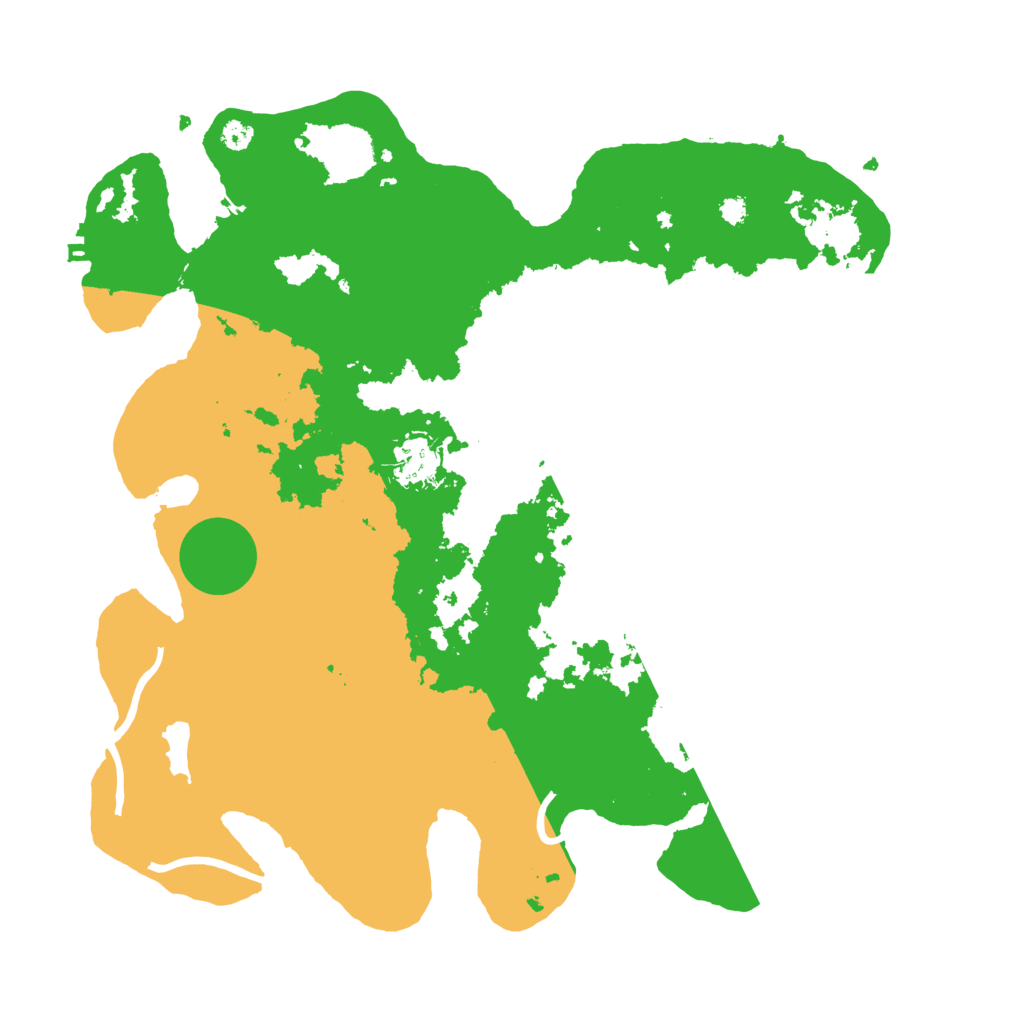 Biome Rust Map: Procedural Map, Size: 3500, Seed: 17675251
