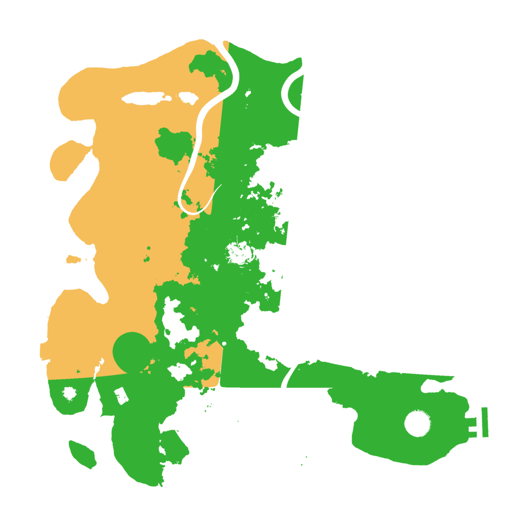 Biome Rust Map: Procedural Map, Size: 3500, Seed: 1267050882