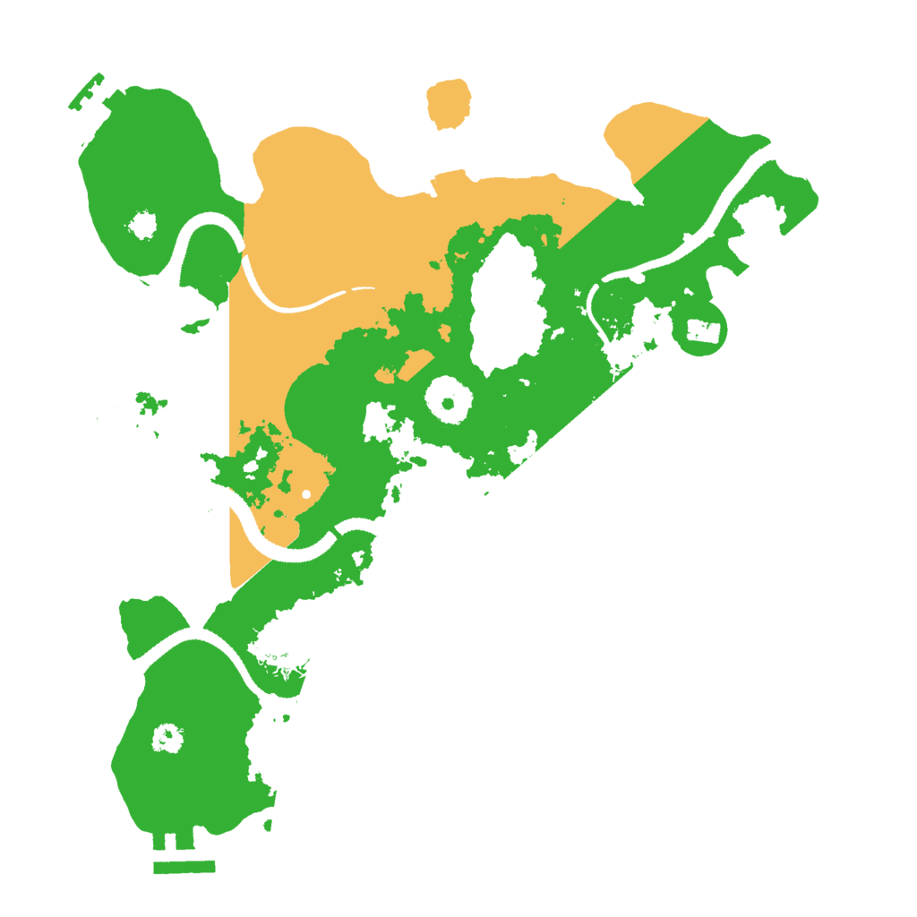 Biome Rust Map: Procedural Map, Size: 3000, Seed: 2106500657