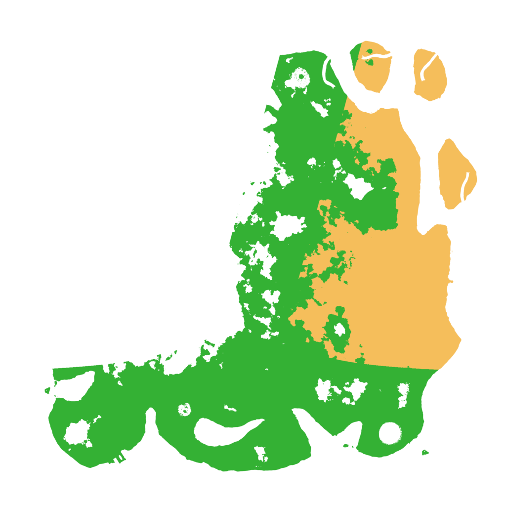 Biome Rust Map: Procedural Map, Size: 4000, Seed: 1304680491
