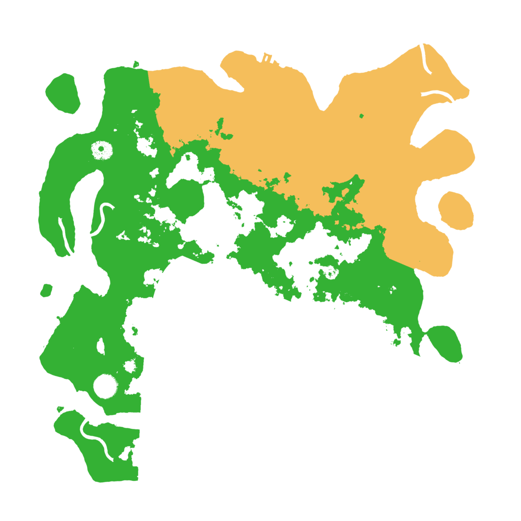 Biome Rust Map: Procedural Map, Size: 3850, Seed: 1319009