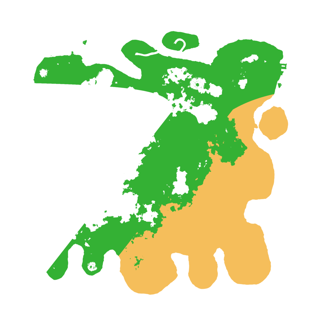 Biome Rust Map: Procedural Map, Size: 3500, Seed: 67157847