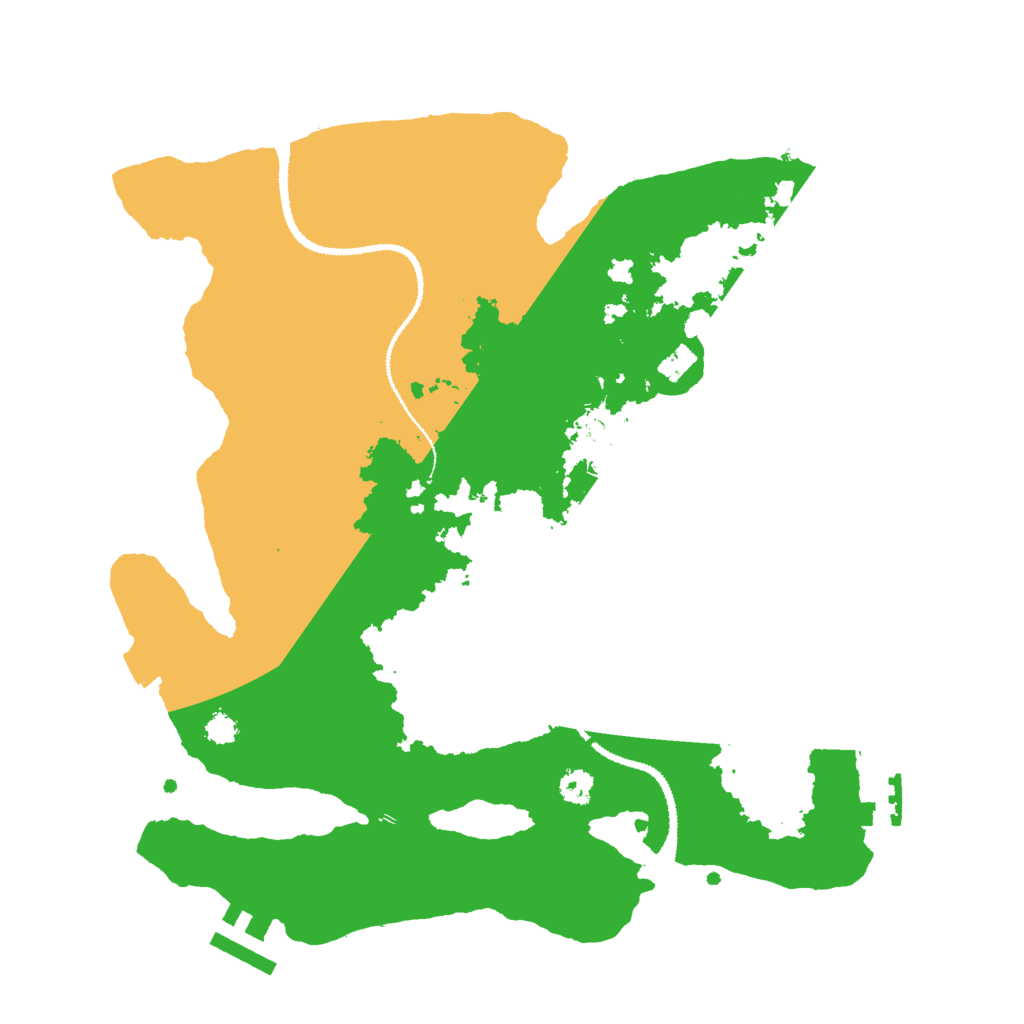 Biome Rust Map: Procedural Map, Size: 3000, Seed: 274081374