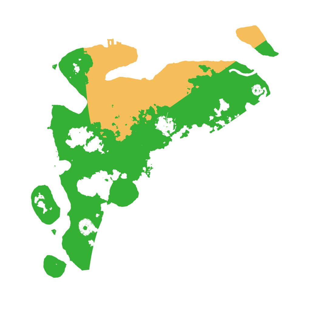 Biome Rust Map: Procedural Map, Size: 3000, Seed: 911957585