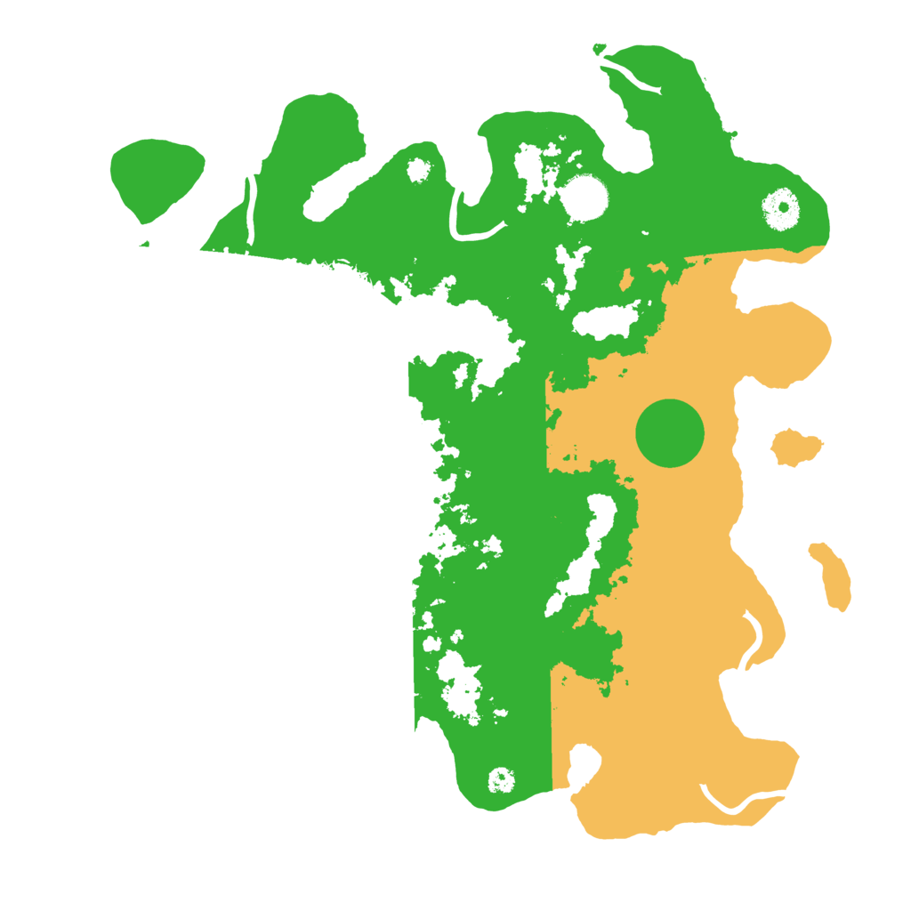 Biome Rust Map: Procedural Map, Size: 3500, Seed: 624890475