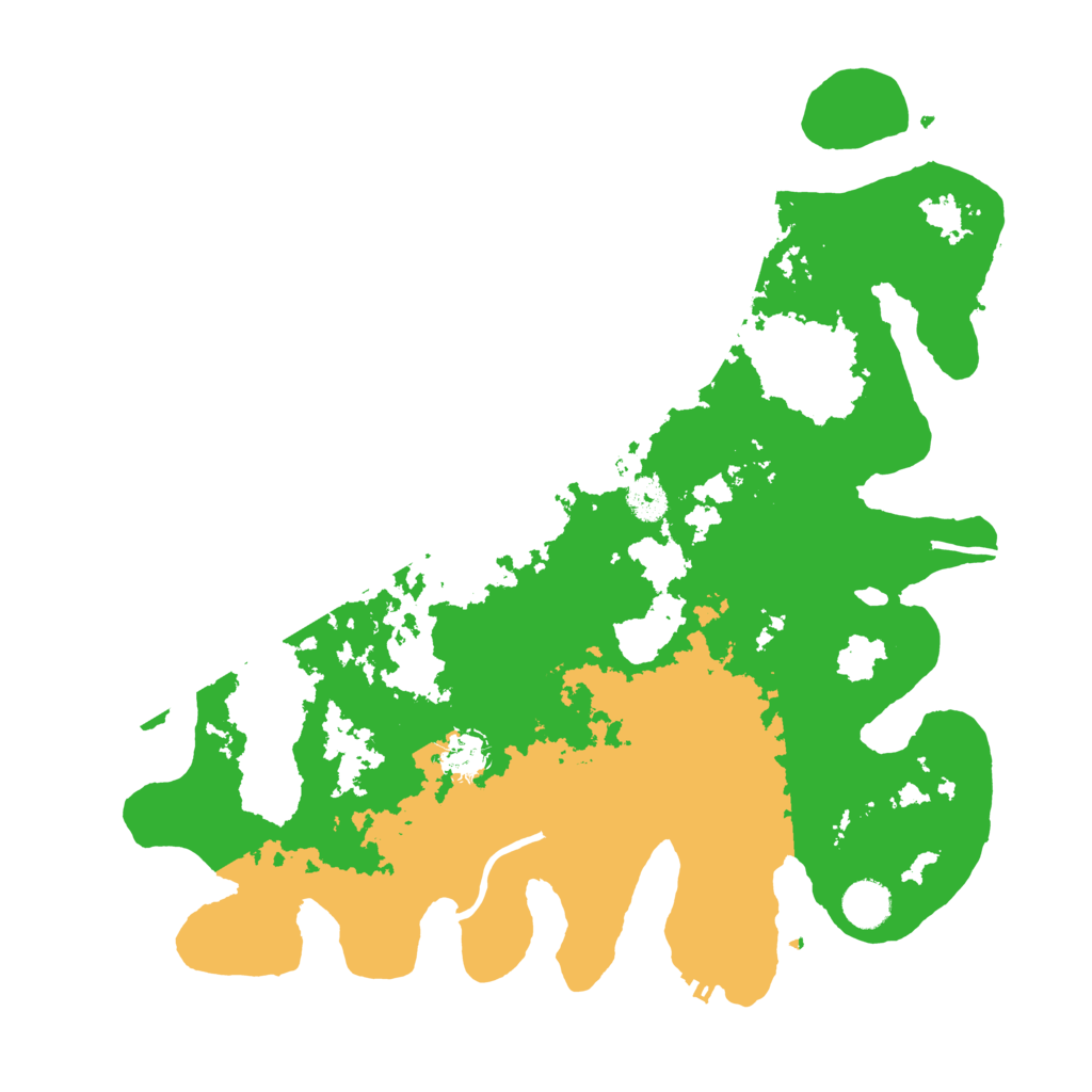 Biome Rust Map: Procedural Map, Size: 4000, Seed: 621478752
