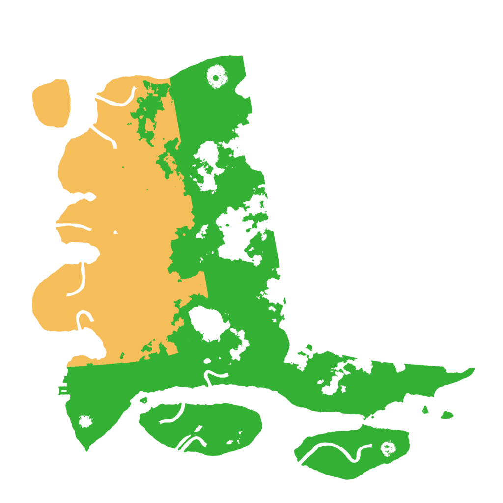 Biome Rust Map: Procedural Map, Size: 3500, Seed: 1531337701