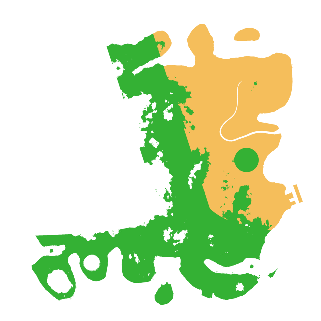 Biome Rust Map: Procedural Map, Size: 3500, Seed: 1607161831