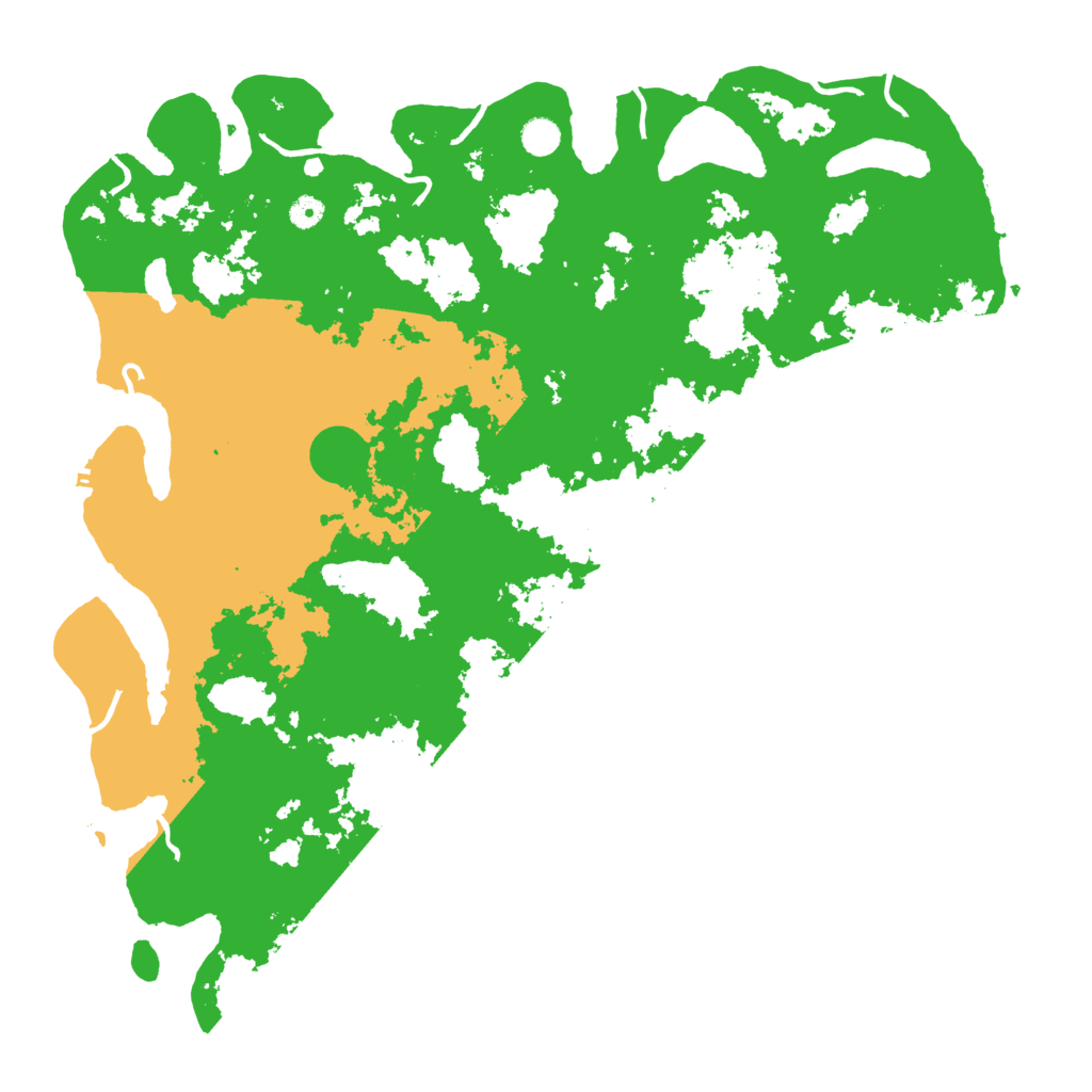 Biome Rust Map: Procedural Map, Size: 5000, Seed: 5232434