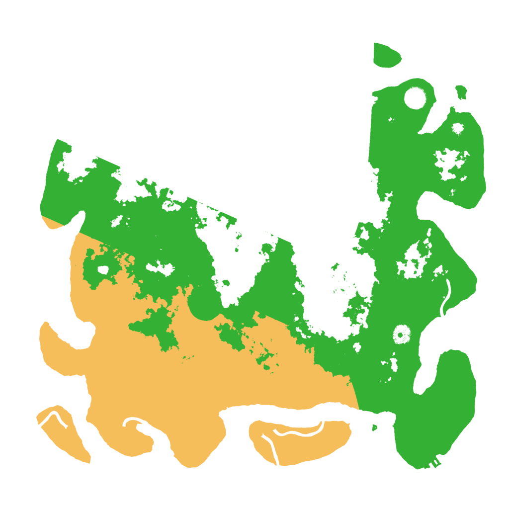 Biome Rust Map: Procedural Map, Size: 4100, Seed: 22332