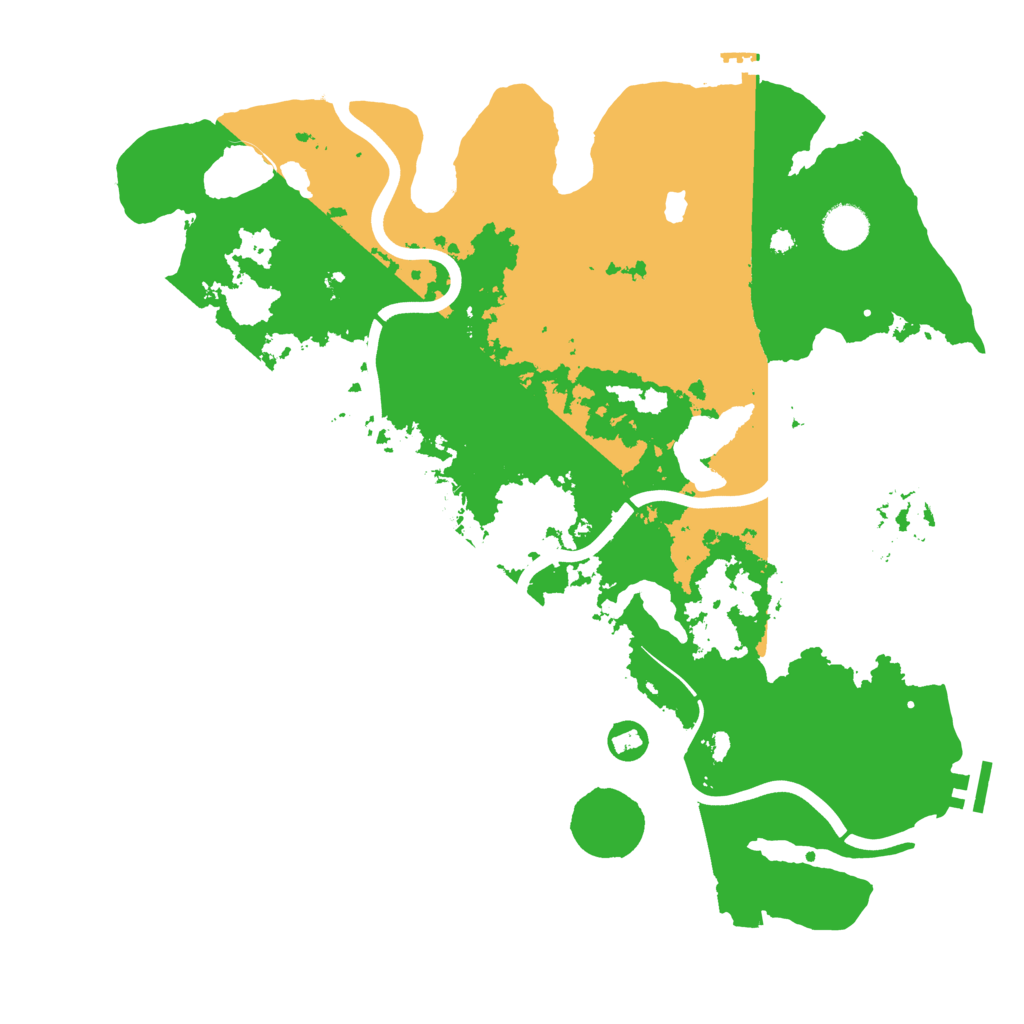 Biome Rust Map: Procedural Map, Size: 4000, Seed: 1820682825