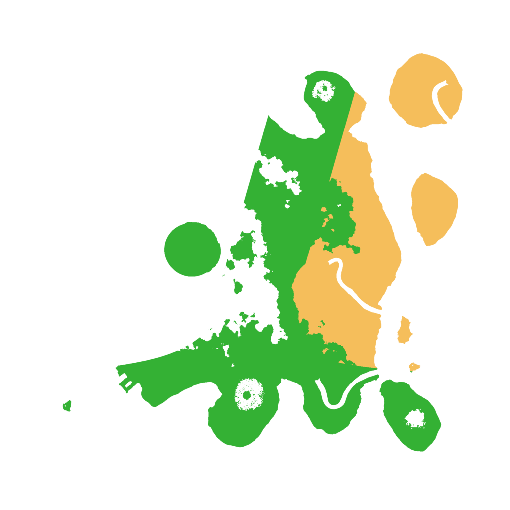 Biome Rust Map: Procedural Map, Size: 2500, Seed: 552933659