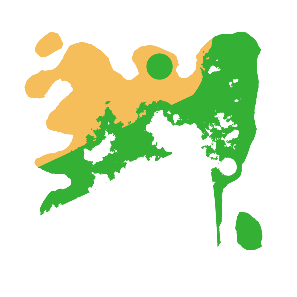 Biome Rust Map: Barren, Size: 3000, Seed: 2127336856