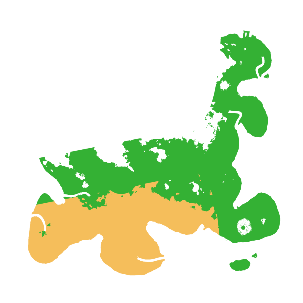 Biome Rust Map: Procedural Map, Size: 3000, Seed: 252352352