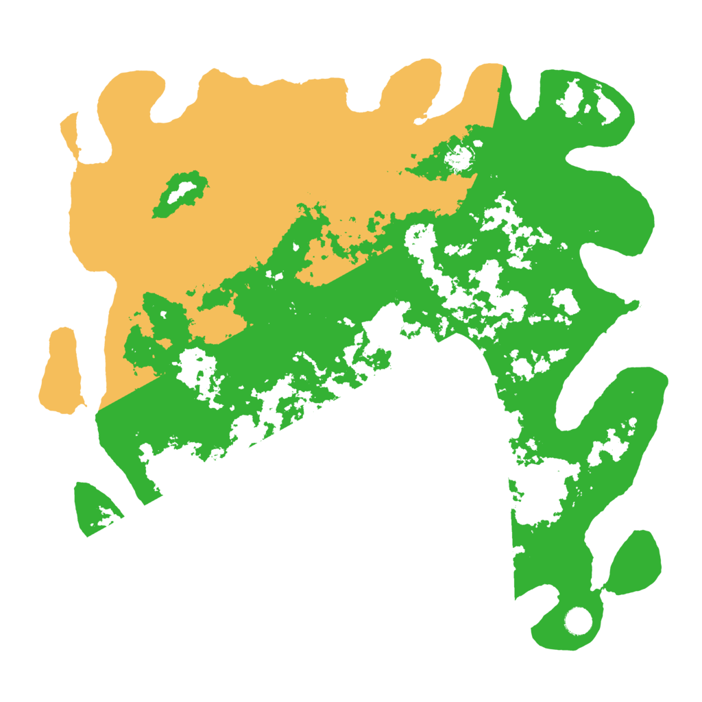 Biome Rust Map: Barren, Size: 4500, Seed: 993267