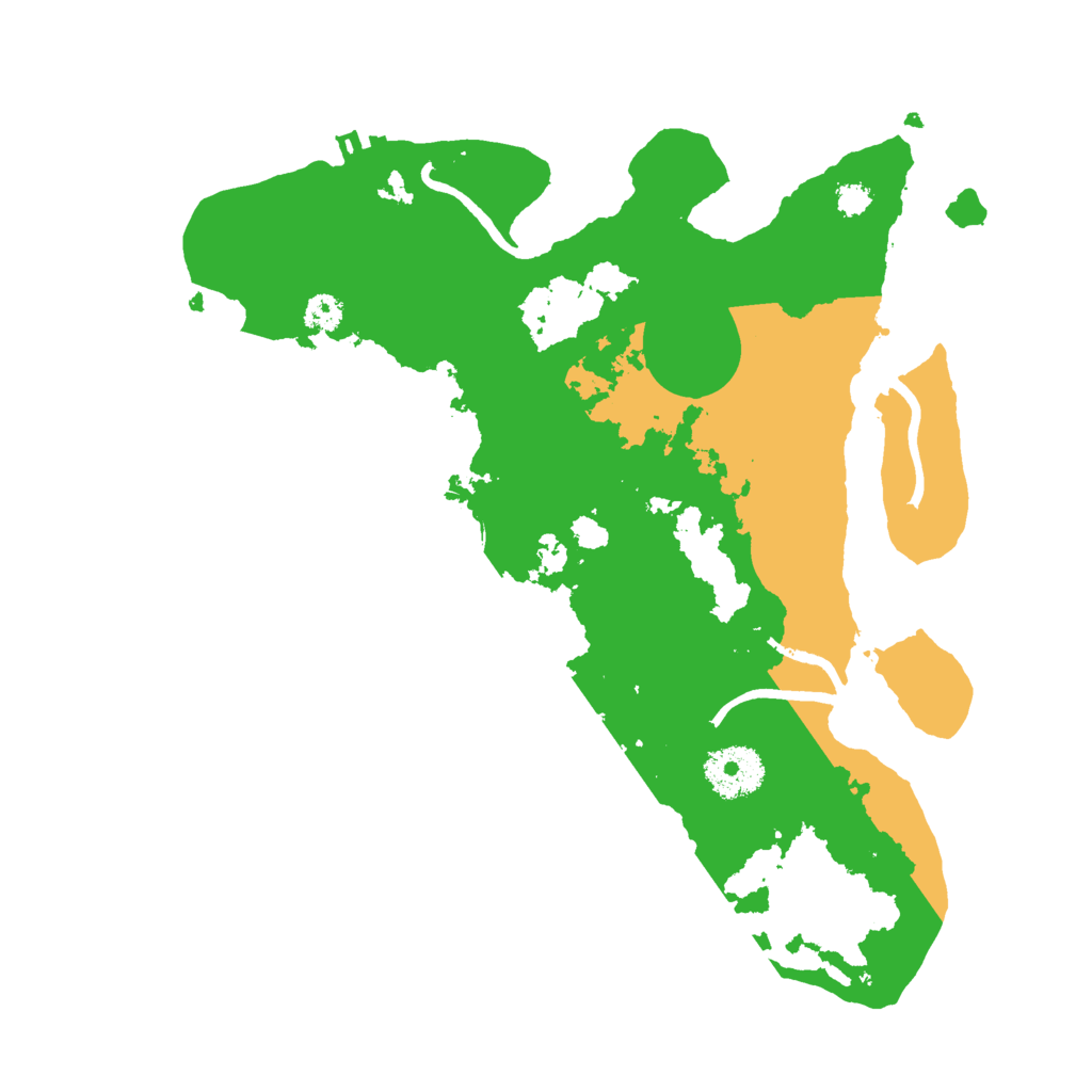Biome Rust Map: Procedural Map, Size: 3000, Seed: 797777