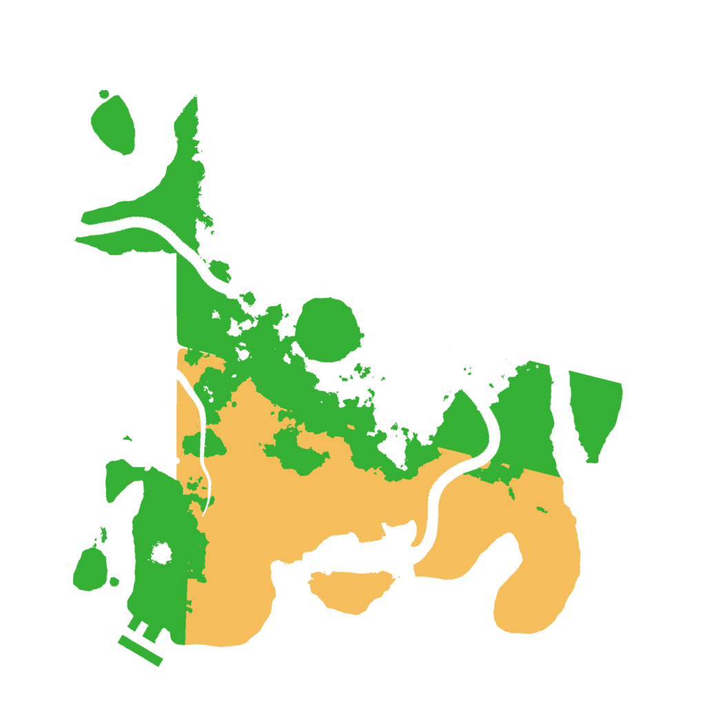 Biome Rust Map: Procedural Map, Size: 3000, Seed: 36102504