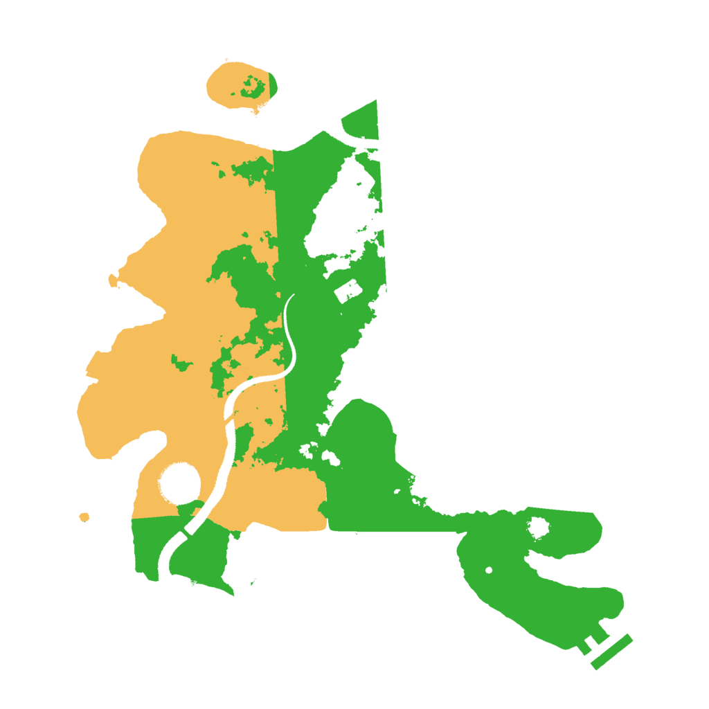 Biome Rust Map: Procedural Map, Size: 3000, Seed: 879506088
