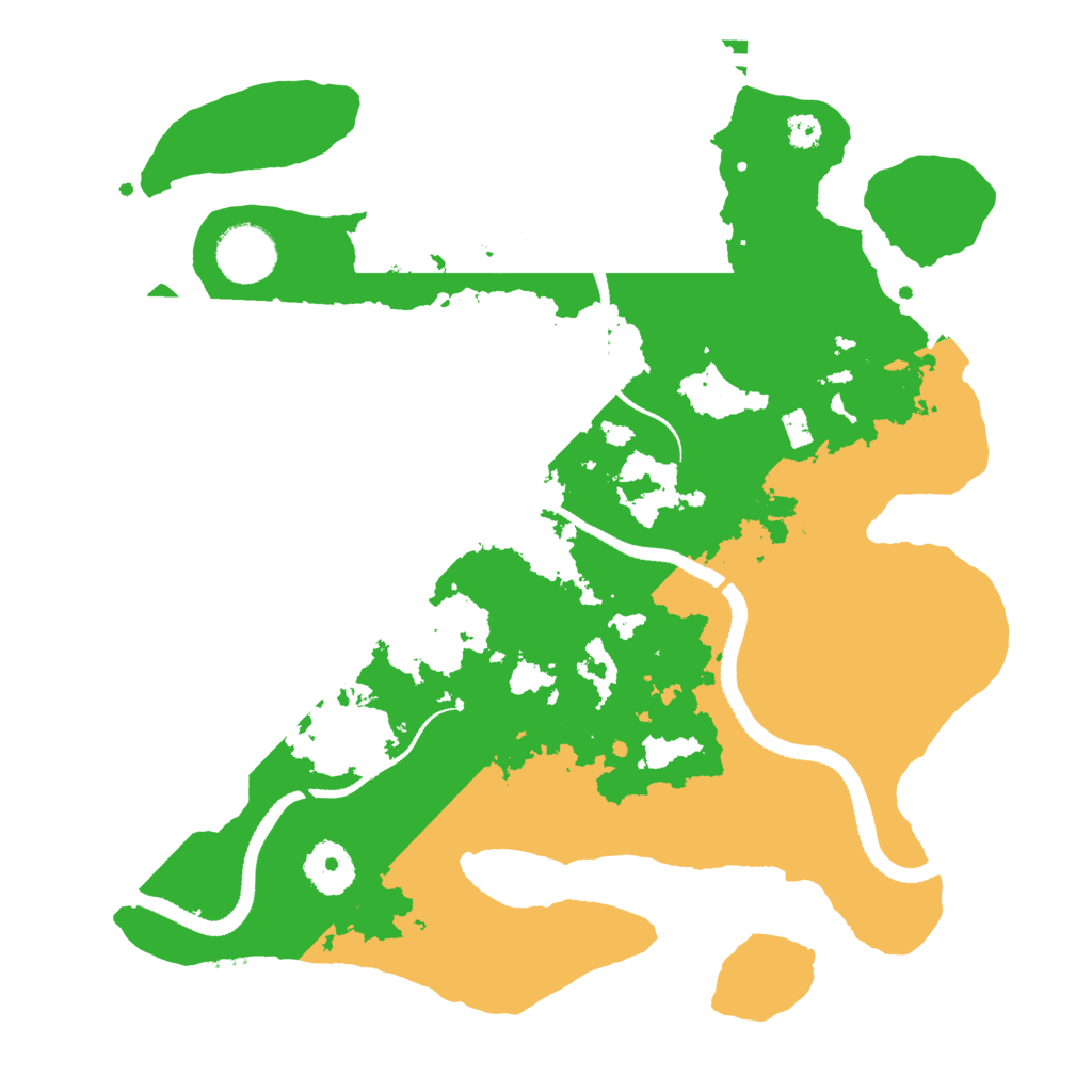 Biome Rust Map: Procedural Map, Size: 3250, Seed: 1015816405