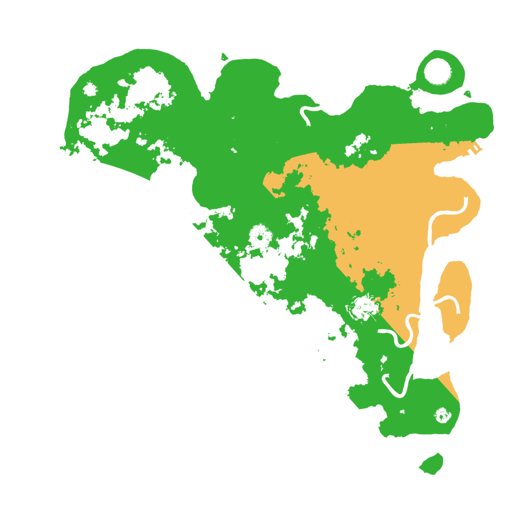 Biome Rust Map: Procedural Map, Size: 3500, Seed: 5746810