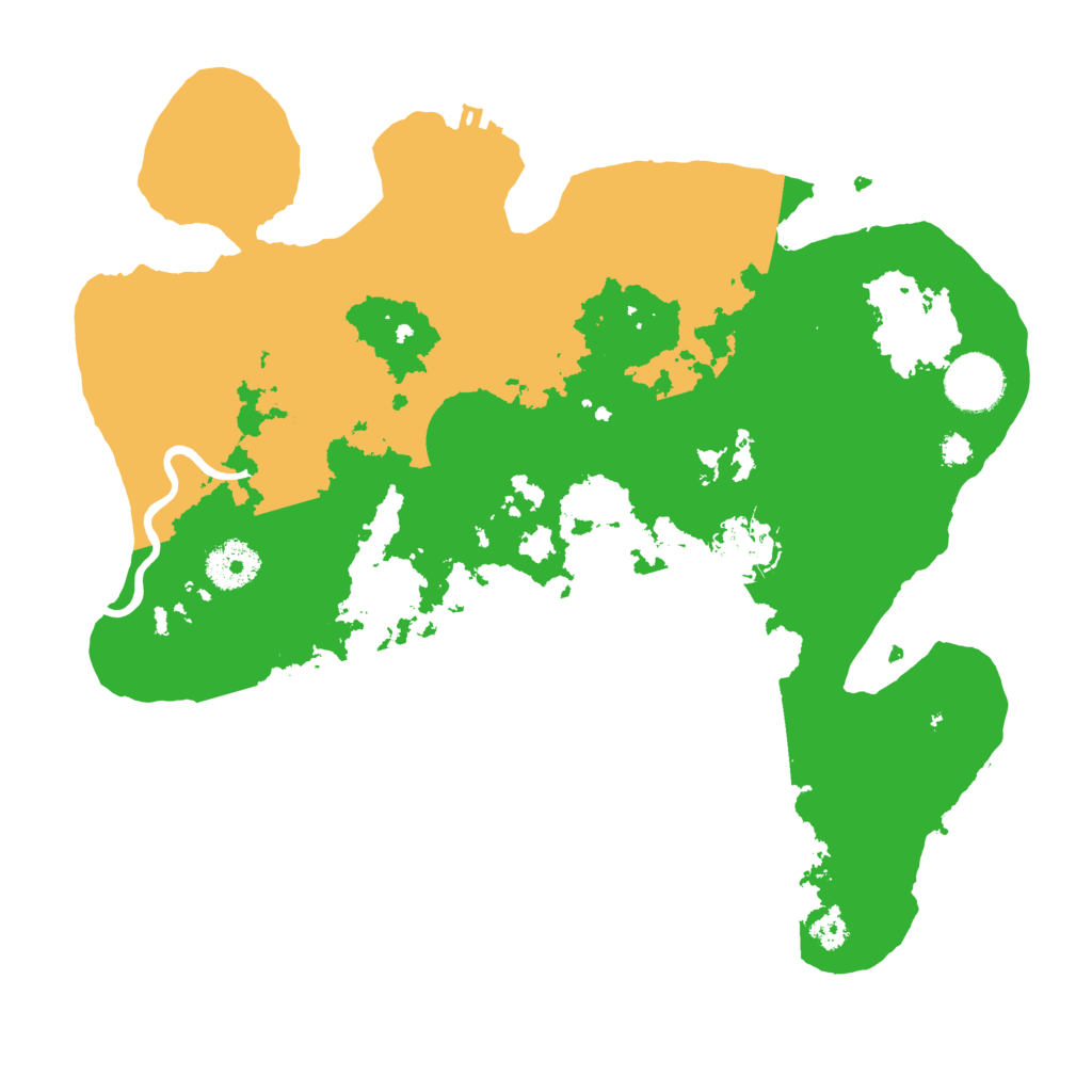 Biome Rust Map: Procedural Map, Size: 3250, Seed: 1057949248