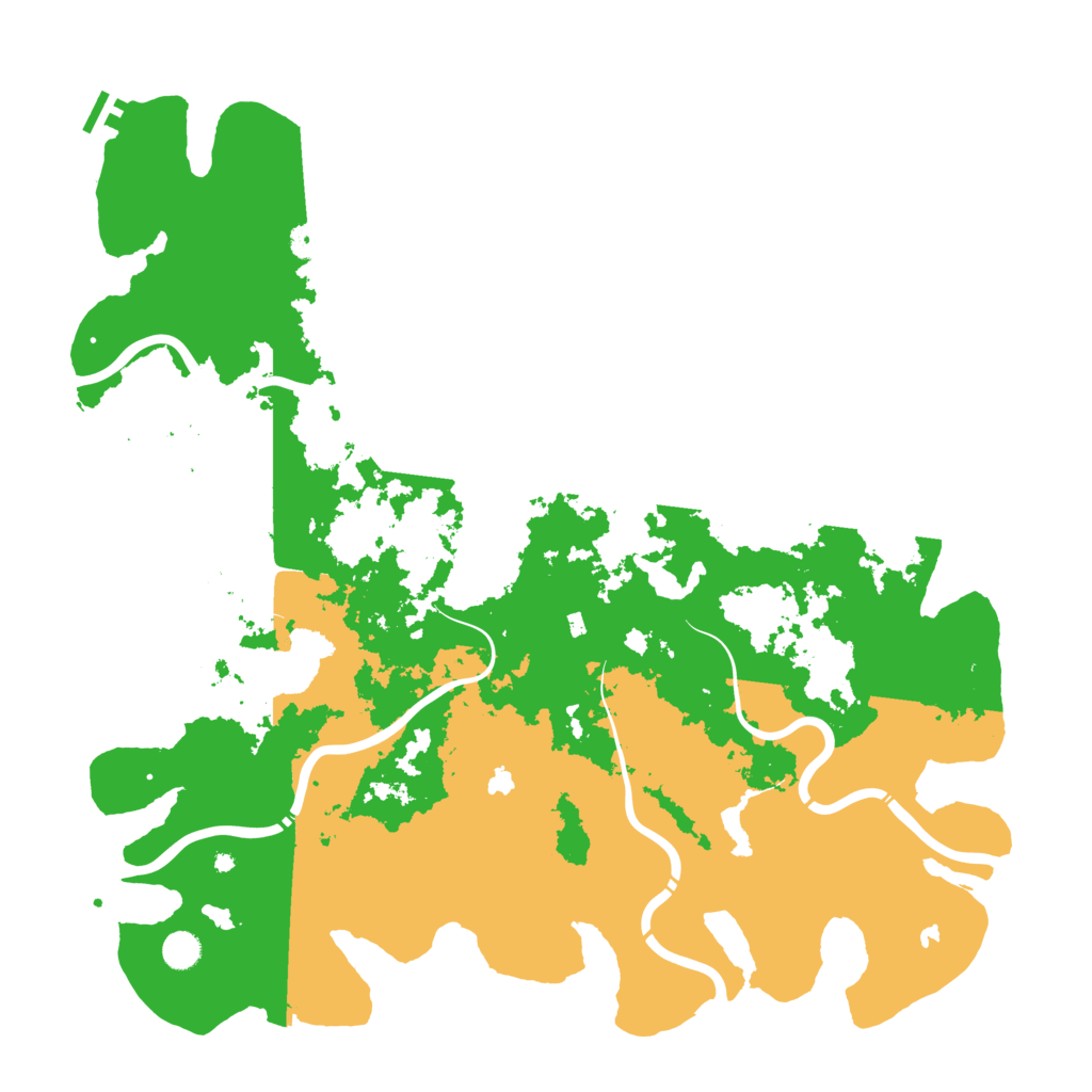 Biome Rust Map: Procedural Map, Size: 5000, Seed: 48318