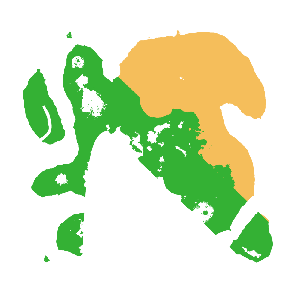 Biome Rust Map: Procedural Map, Size: 2495, Seed: 1598161514