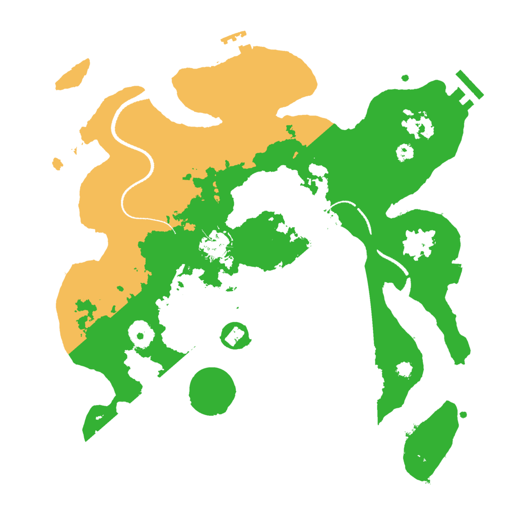 Biome Rust Map: Procedural Map, Size: 3000, Seed: 48154