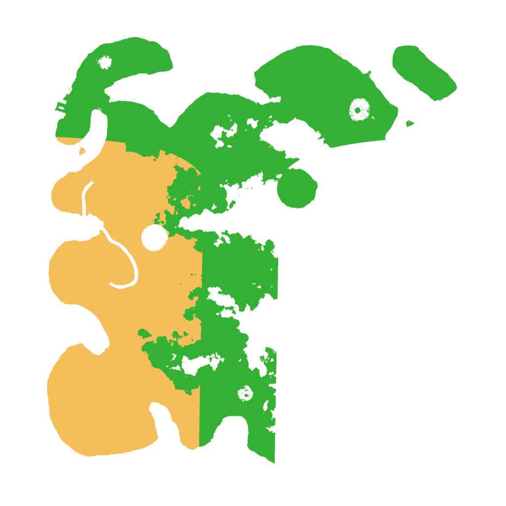 Biome Rust Map: Procedural Map, Size: 3500, Seed: 550250244