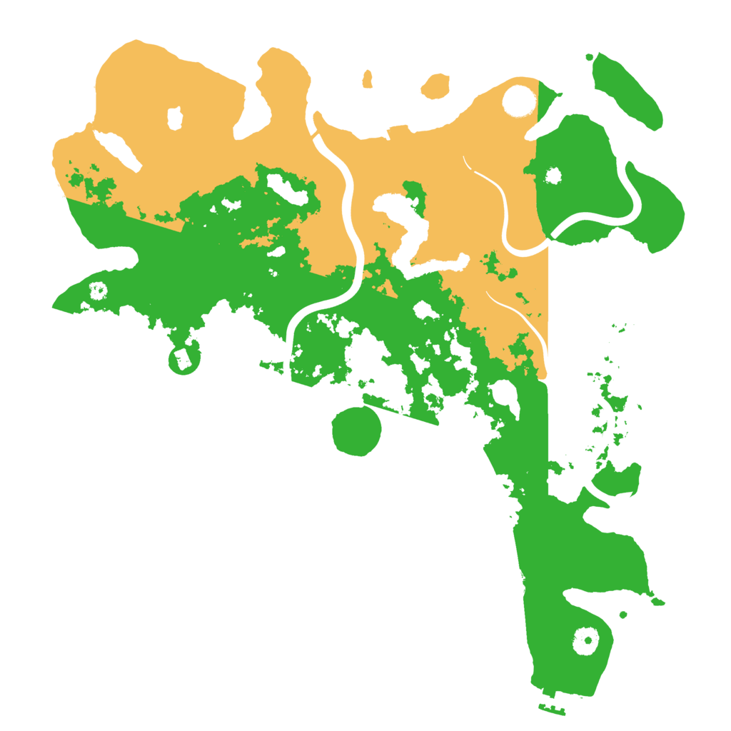 Biome Rust Map: Procedural Map, Size: 4000, Seed: 1740780998
