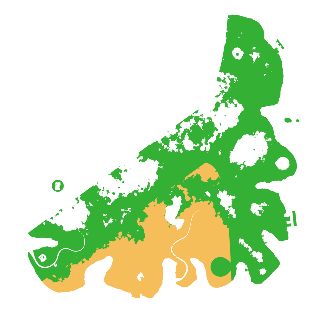 Biome Rust Map: Procedural Map, Size: 4250, Seed: 459929618