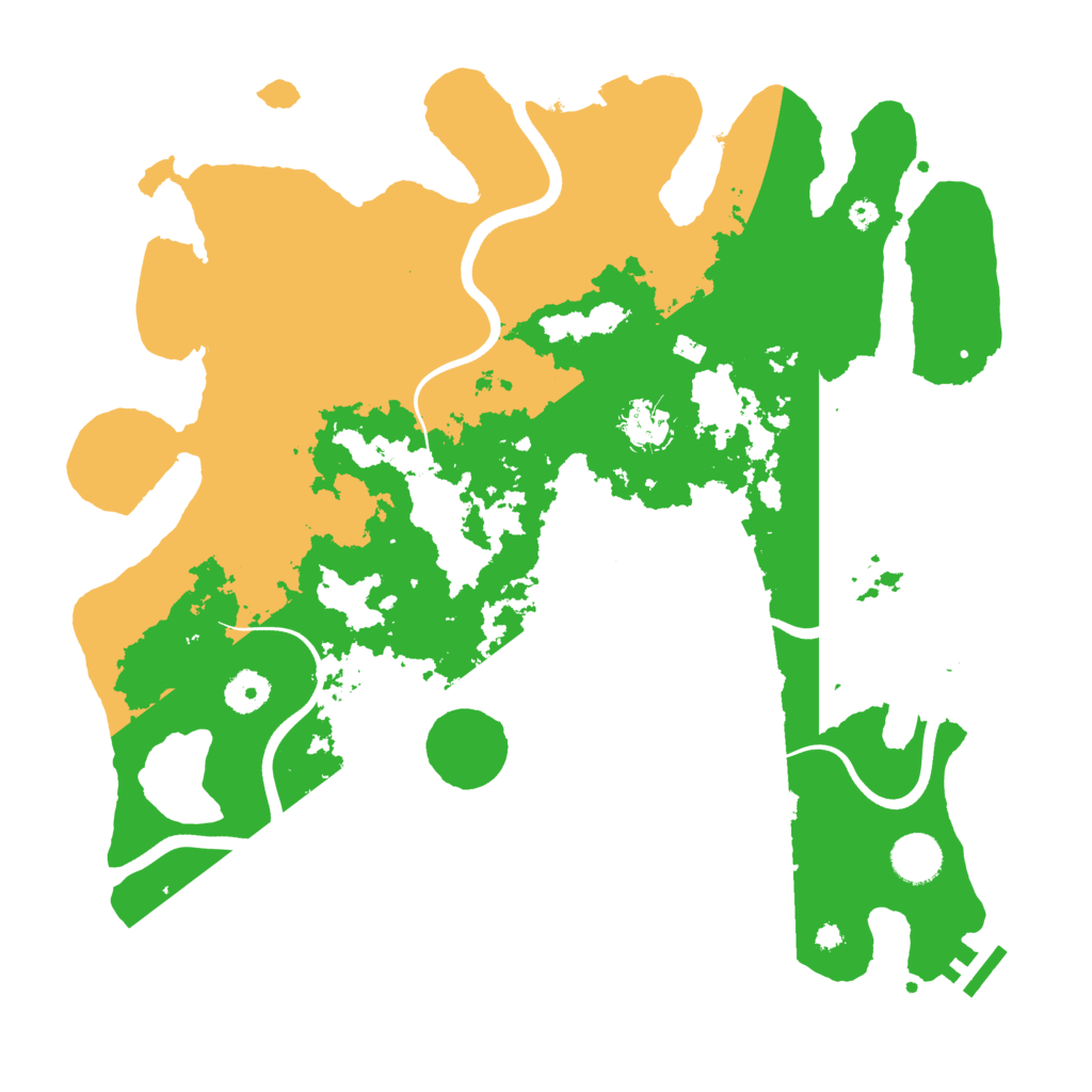 Biome Rust Map: Procedural Map, Size: 3800, Seed: 1263609298