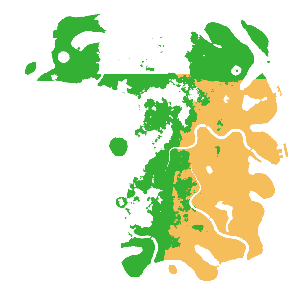 Biome Rust Map: Procedural Map, Size: 4500, Seed: 1811411228