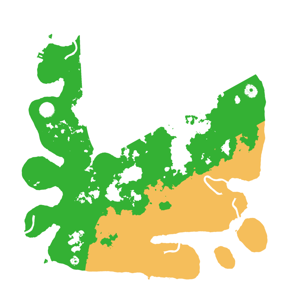 Biome Rust Map: Procedural Map, Size: 3500, Seed: 61752467