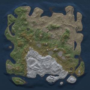 Thumbnail Rust Map: Procedural Map, Size: 4500, Seed: 1196857162, 18 Monuments