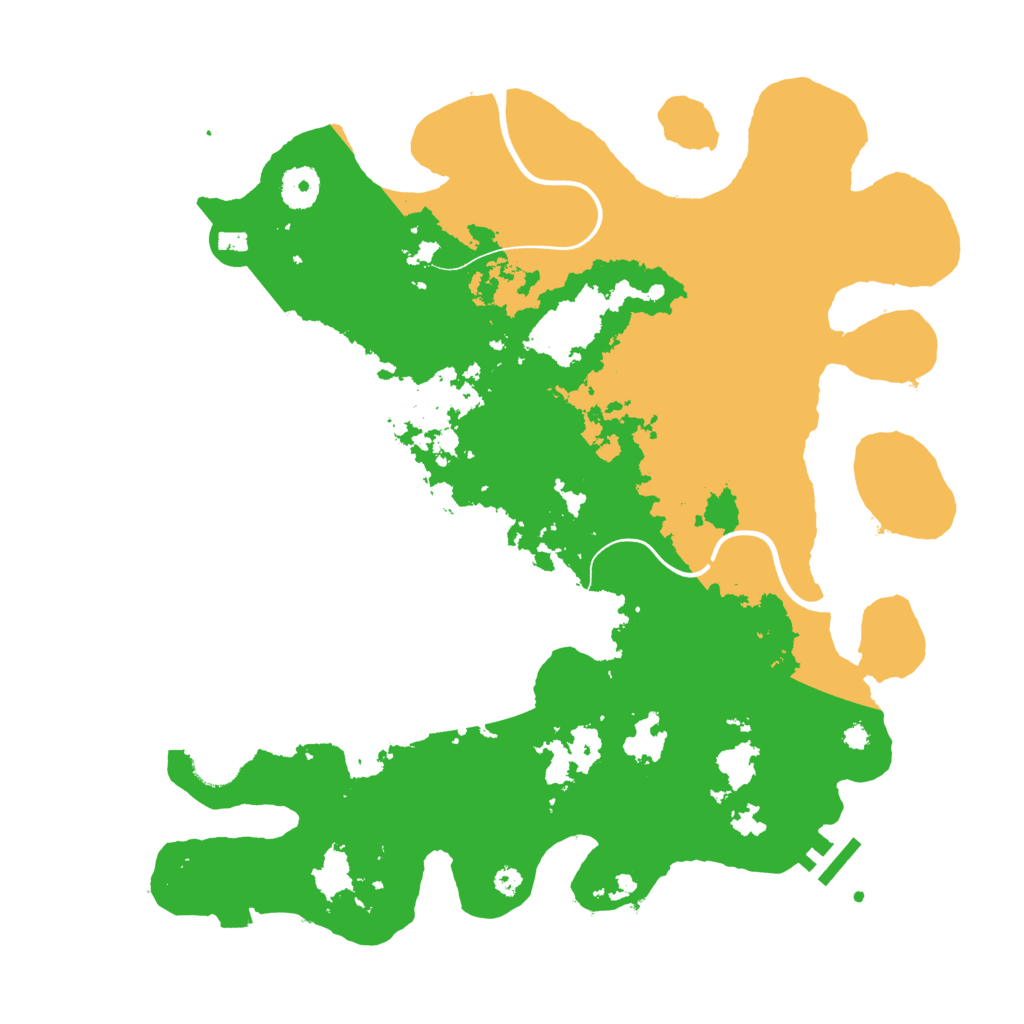 Biome Rust Map: Procedural Map, Size: 3750, Seed: 2085348858