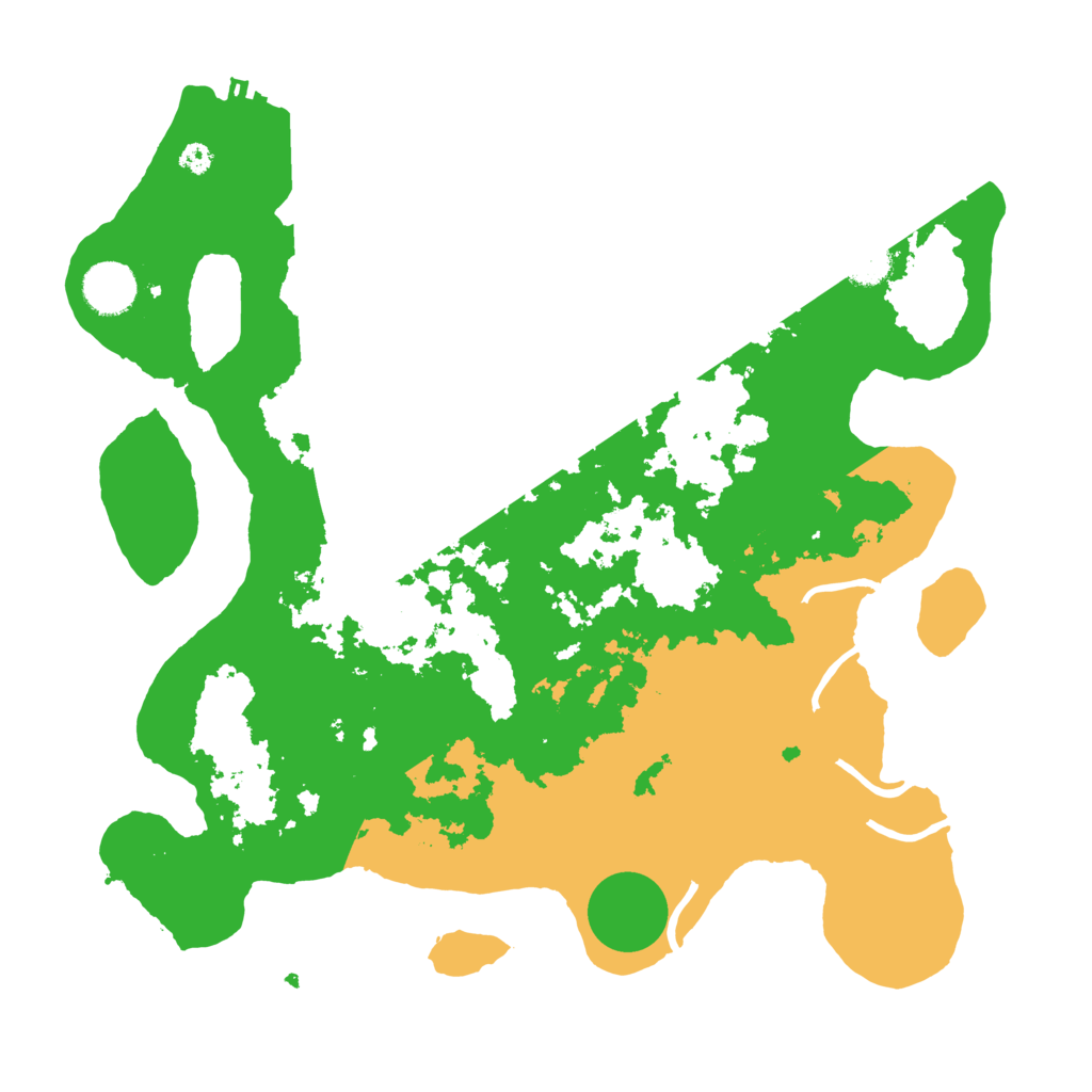 Biome Rust Map: Procedural Map, Size: 3600, Seed: 479421