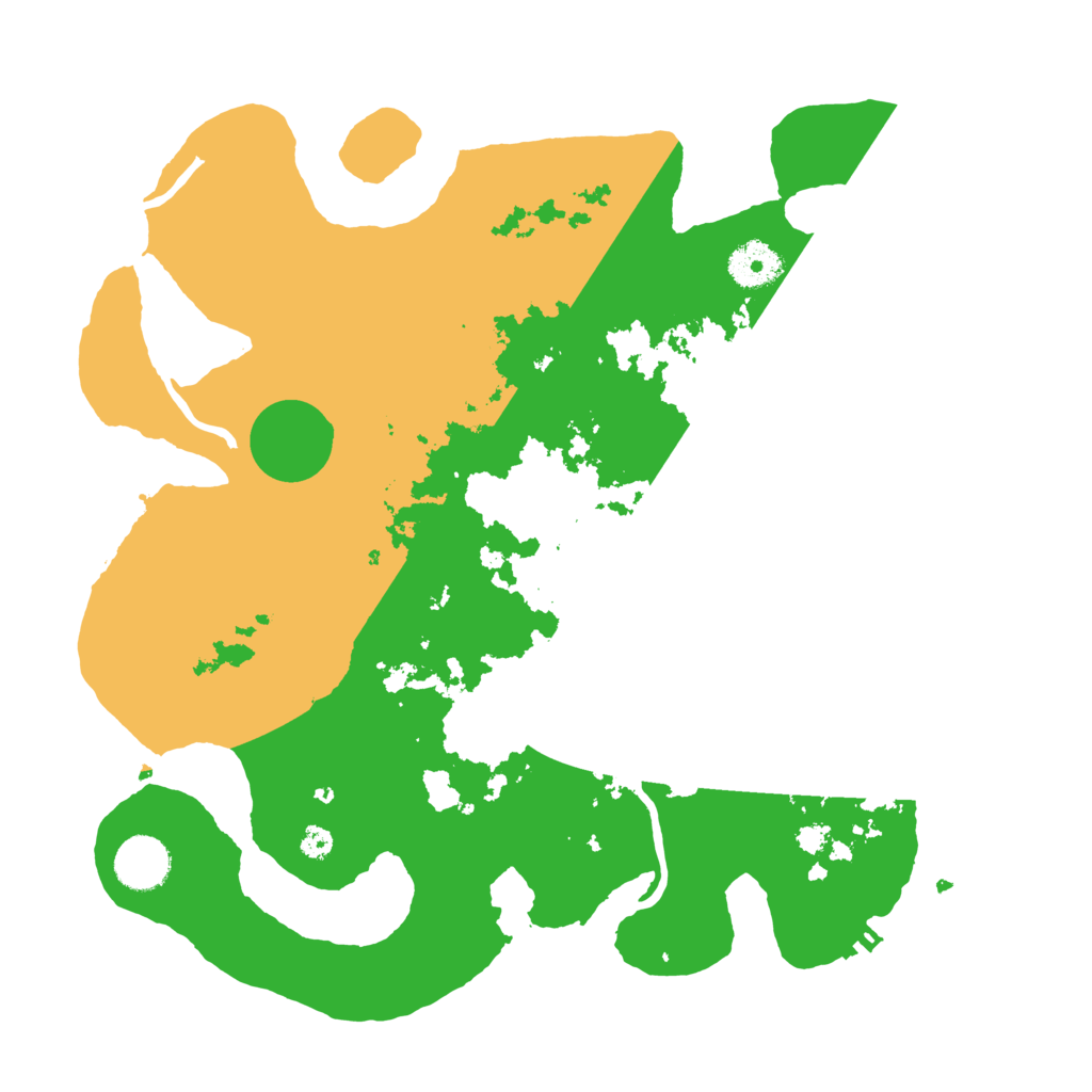 Biome Rust Map: Procedural Map, Size: 3500, Seed: 127797387