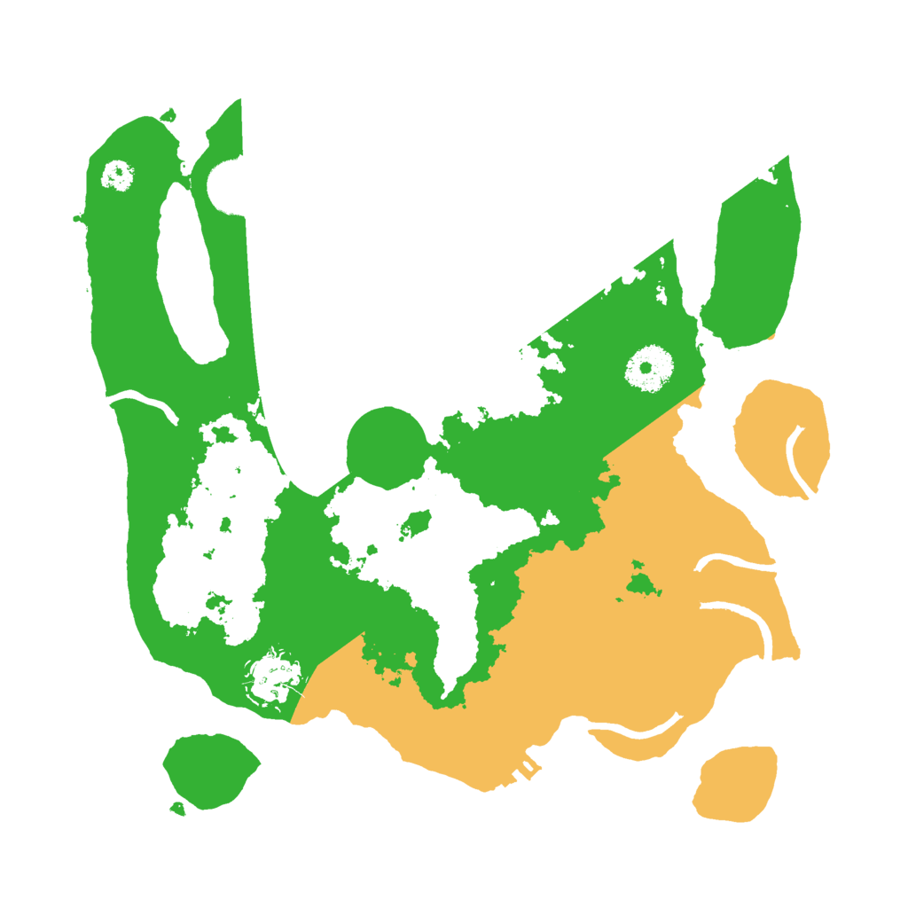 Biome Rust Map: Procedural Map, Size: 3000, Seed: 146090