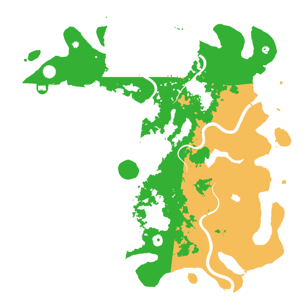 Biome Rust Map: Procedural Map, Size: 4200, Seed: 1811411228