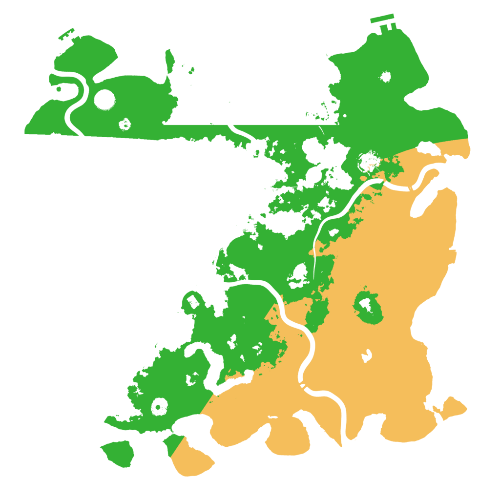 Biome Rust Map: Procedural Map, Size: 4250, Seed: 1234567001