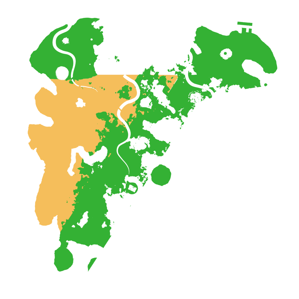 Biome Rust Map: Procedural Map, Size: 4050, Seed: 44