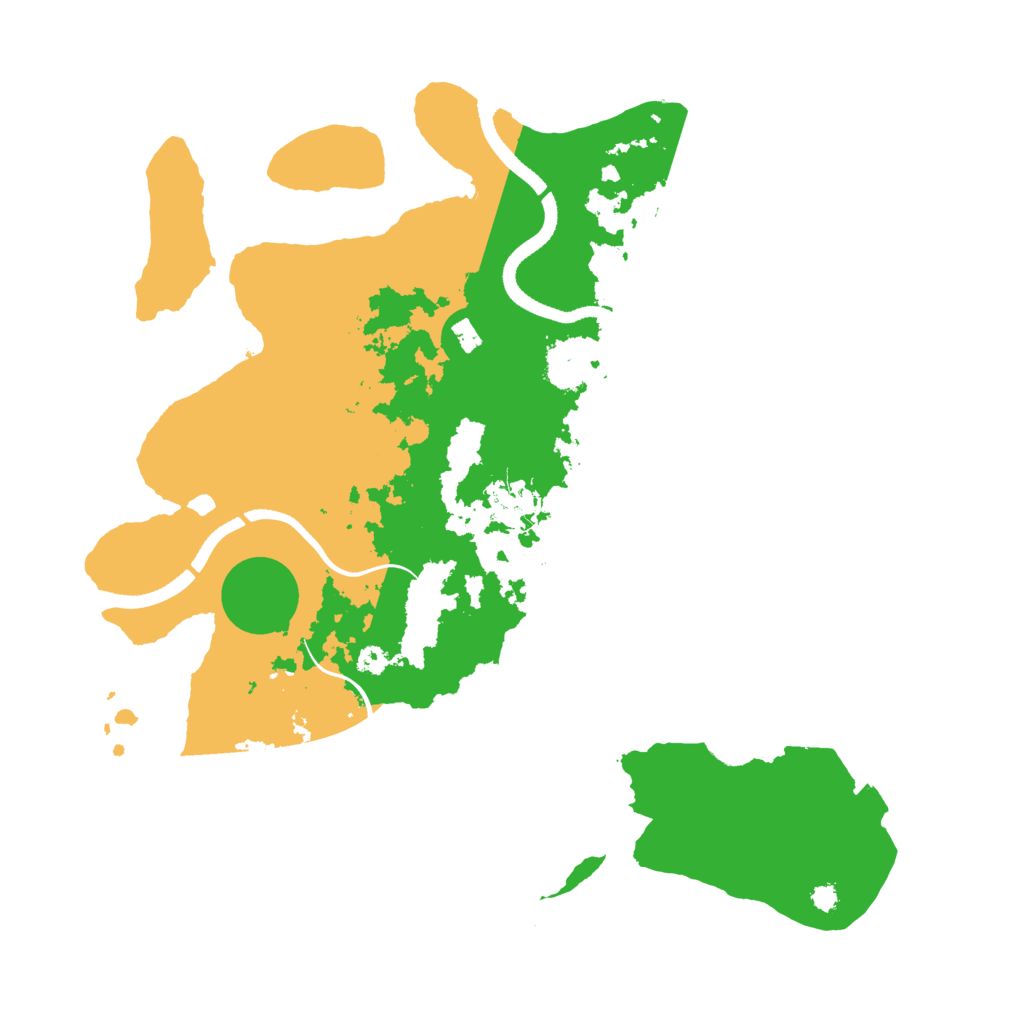 Biome Rust Map: Procedural Map, Size: 3500, Seed: 1115431895