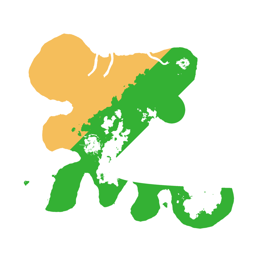 Biome Rust Map: Procedural Map, Size: 2500, Seed: 193086164