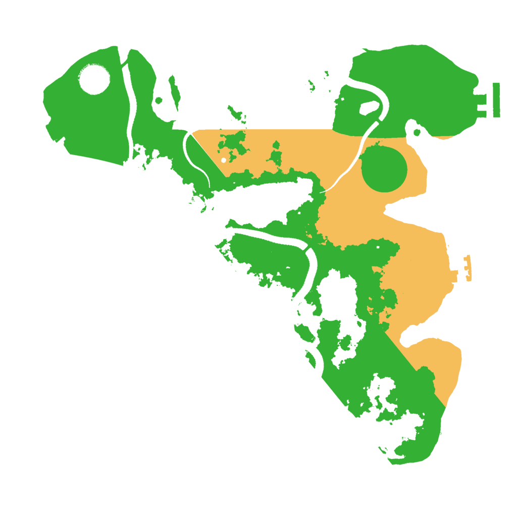 Biome Rust Map: Procedural Map, Size: 3000, Seed: 9247368