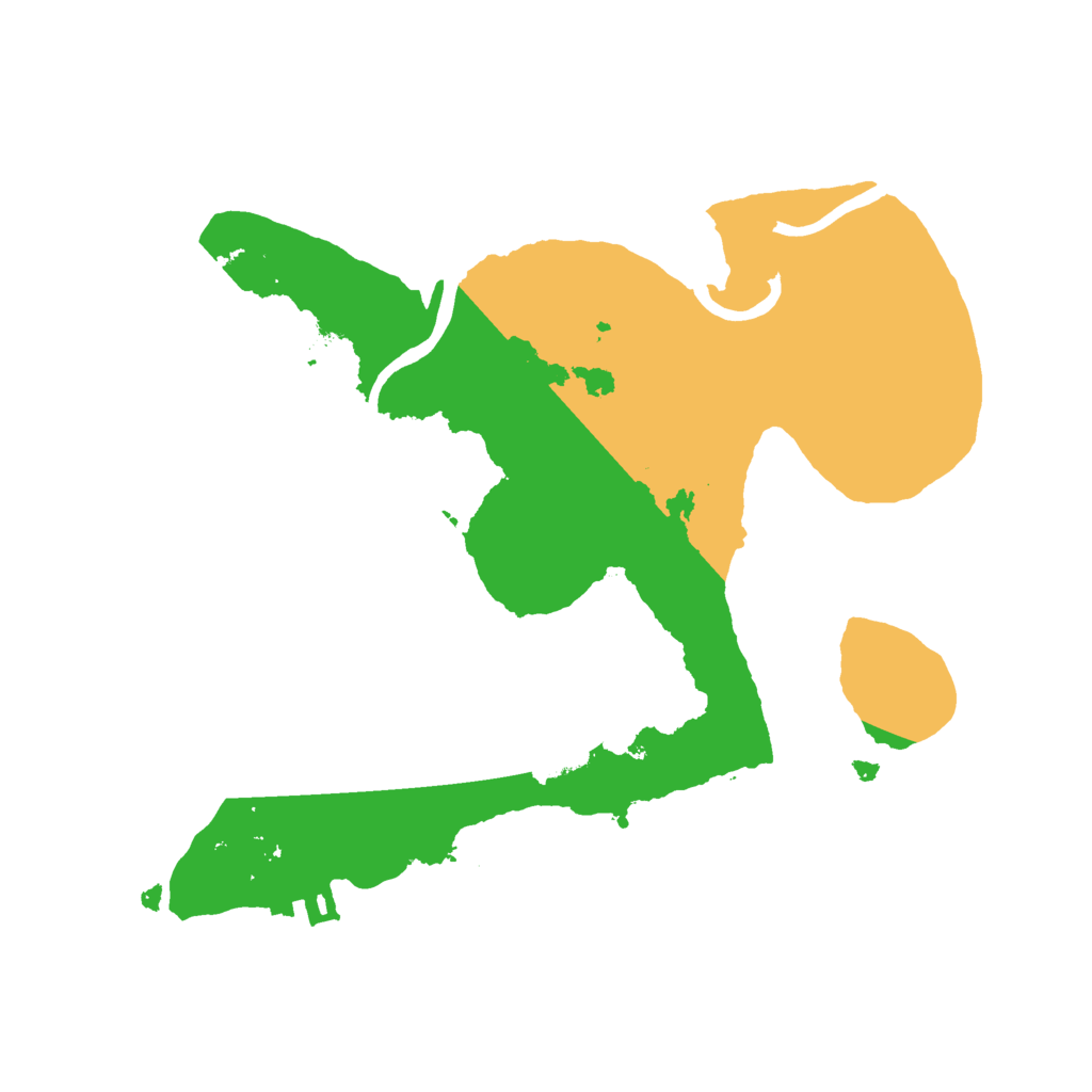 Biome Rust Map: Procedural Map, Size: 2200, Seed: 318496449