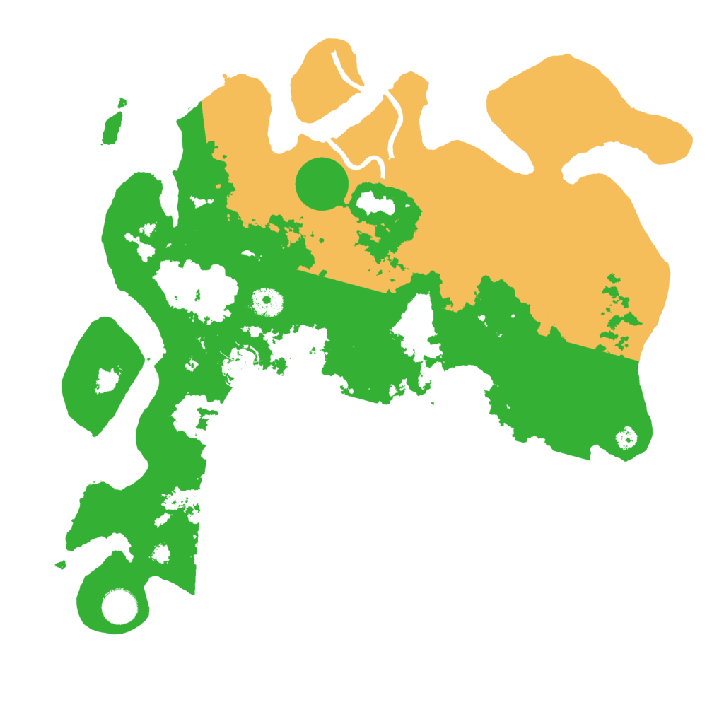 Biome Rust Map: Procedural Map, Size: 3600, Seed: 751